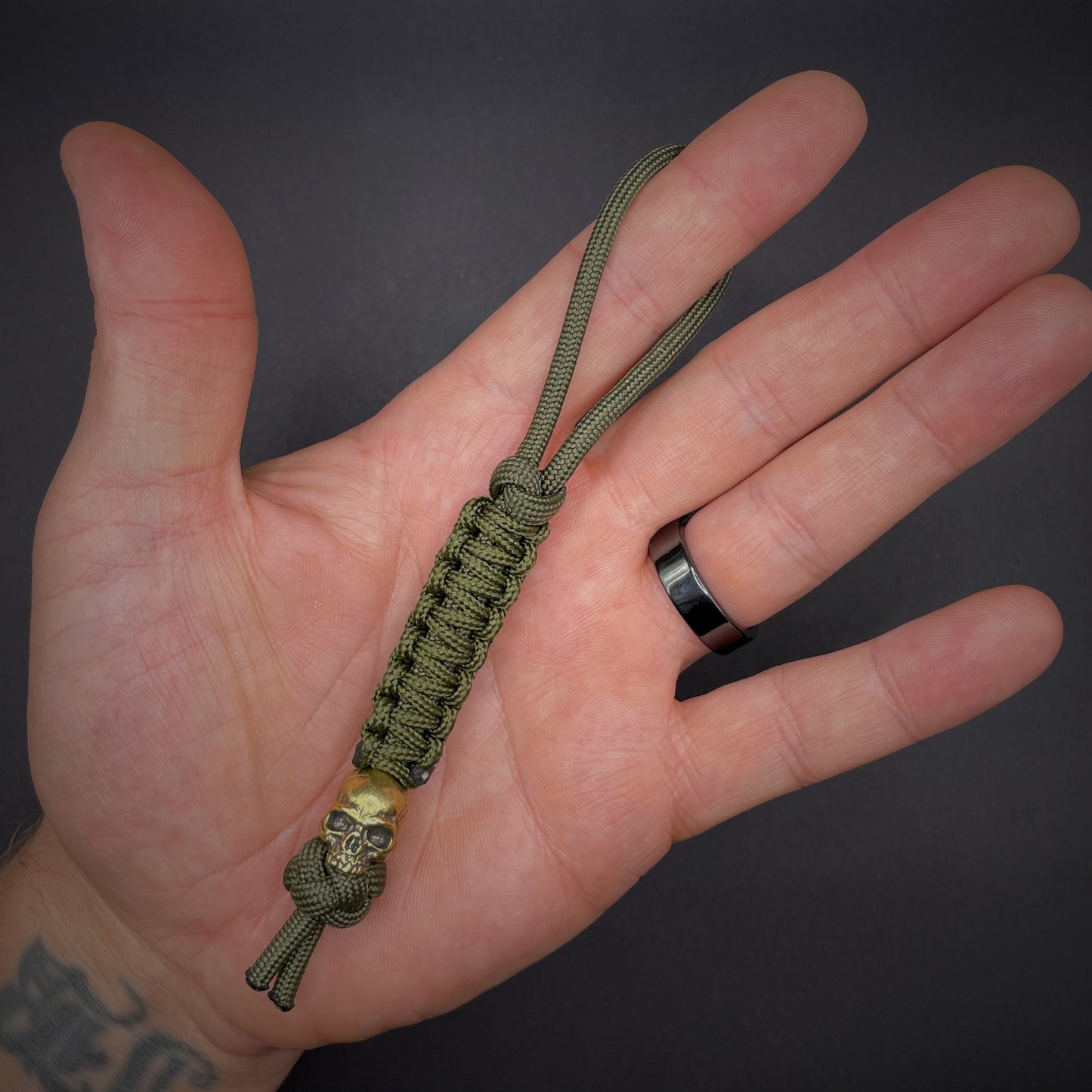 550 Paracord Knife Lanyard EDC Beads | Style 3