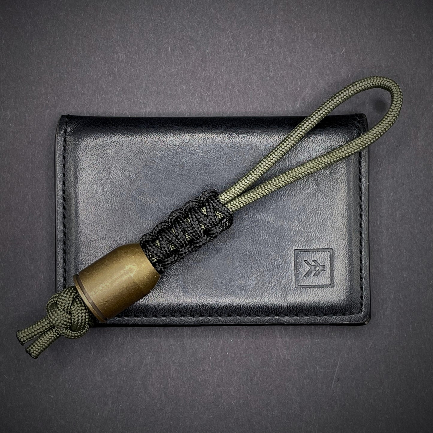 550 Paracord Knife Lanyard with Heavy Bullet EDC Bead | Style 10