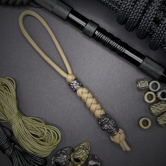 550 Paracord Lanyard with EDC Beads | Style 6