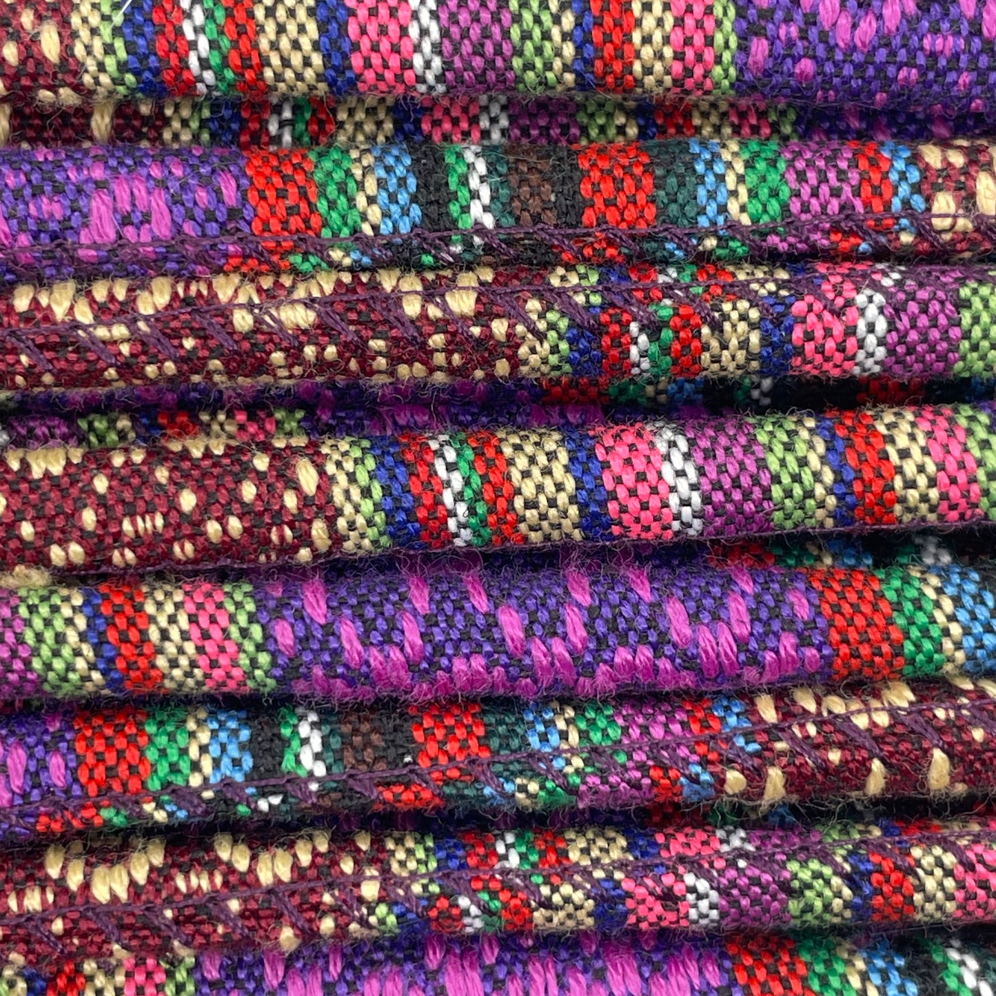 Close-up image of 6mm Boho Rope, showcasing the vibrant colour and texture of the material.