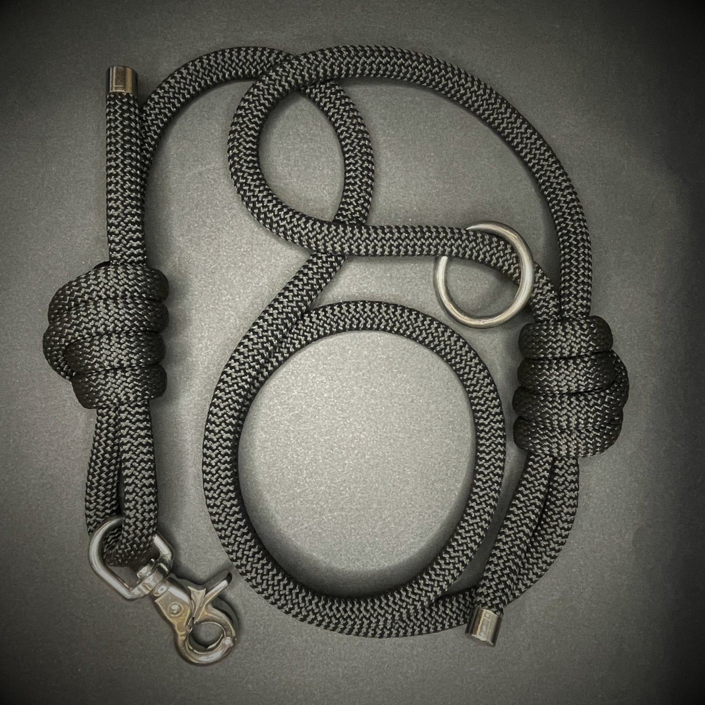 Knotted Dog Lead with Stainless Steel Lobster Clasp