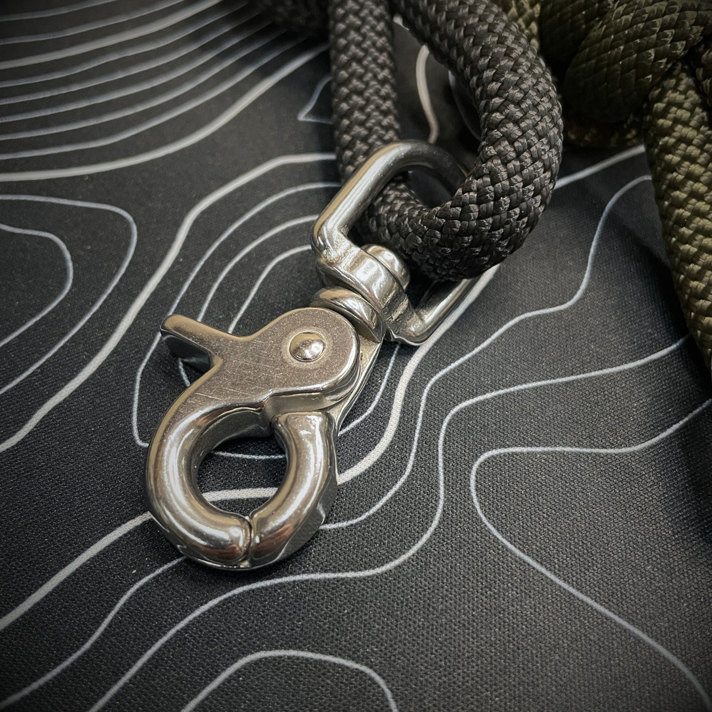 Knotted Dog Lead with Stainless Steel Lobster Clasp