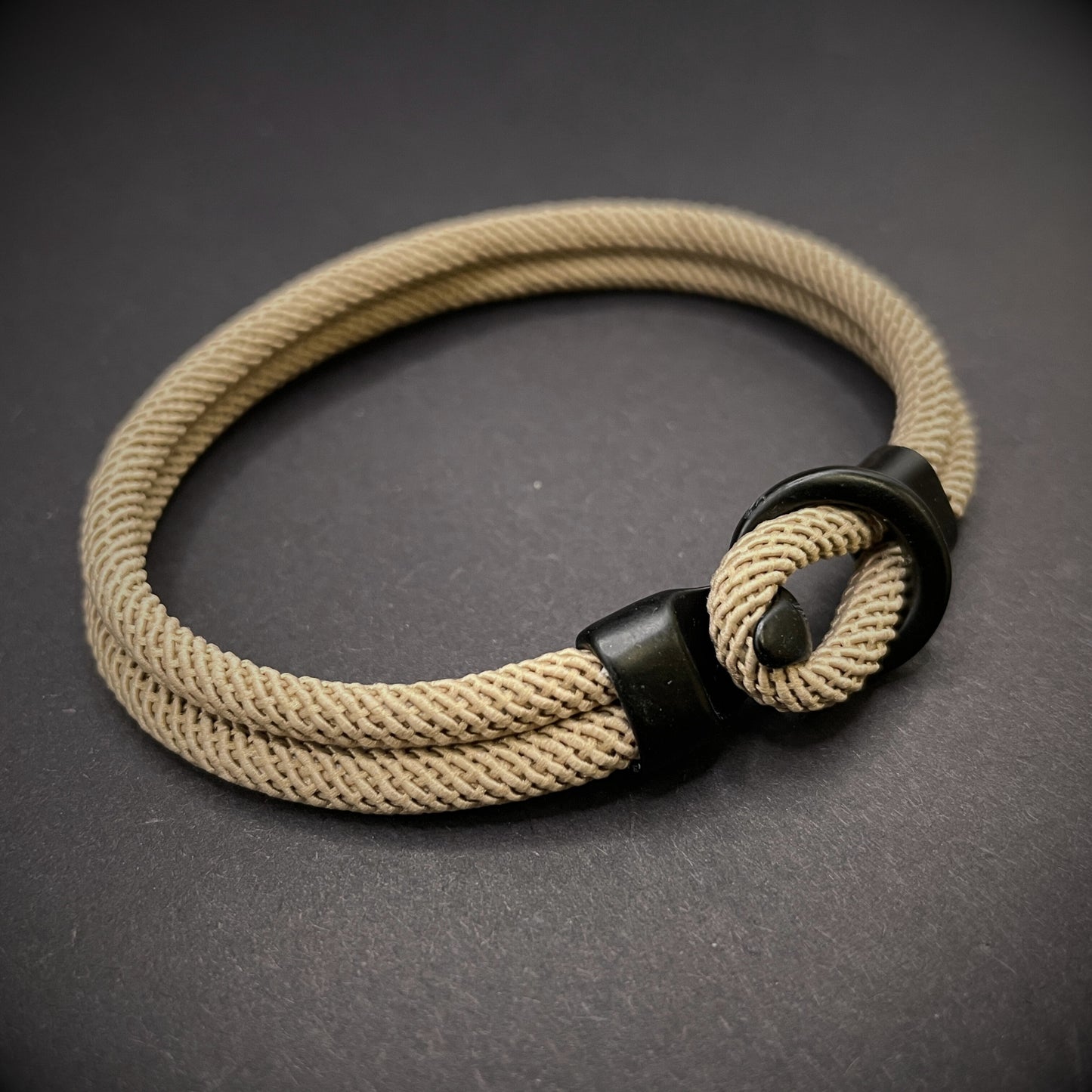 Minimalist Rope Bracelet with Hook and Loop Clasp