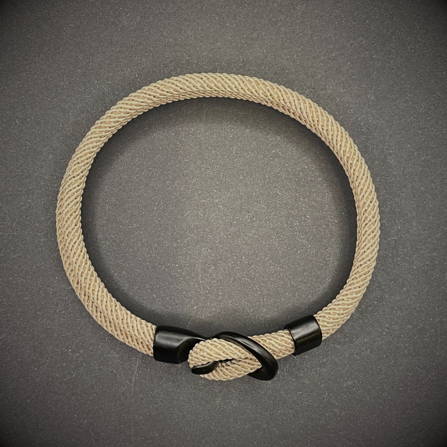 Minimalist Rope Bracelet with Hook and Loop Clasp