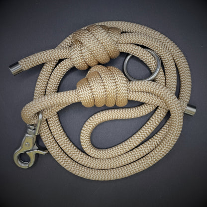 Knotted Dog Lead with Stainless Steel Lobster Clasp