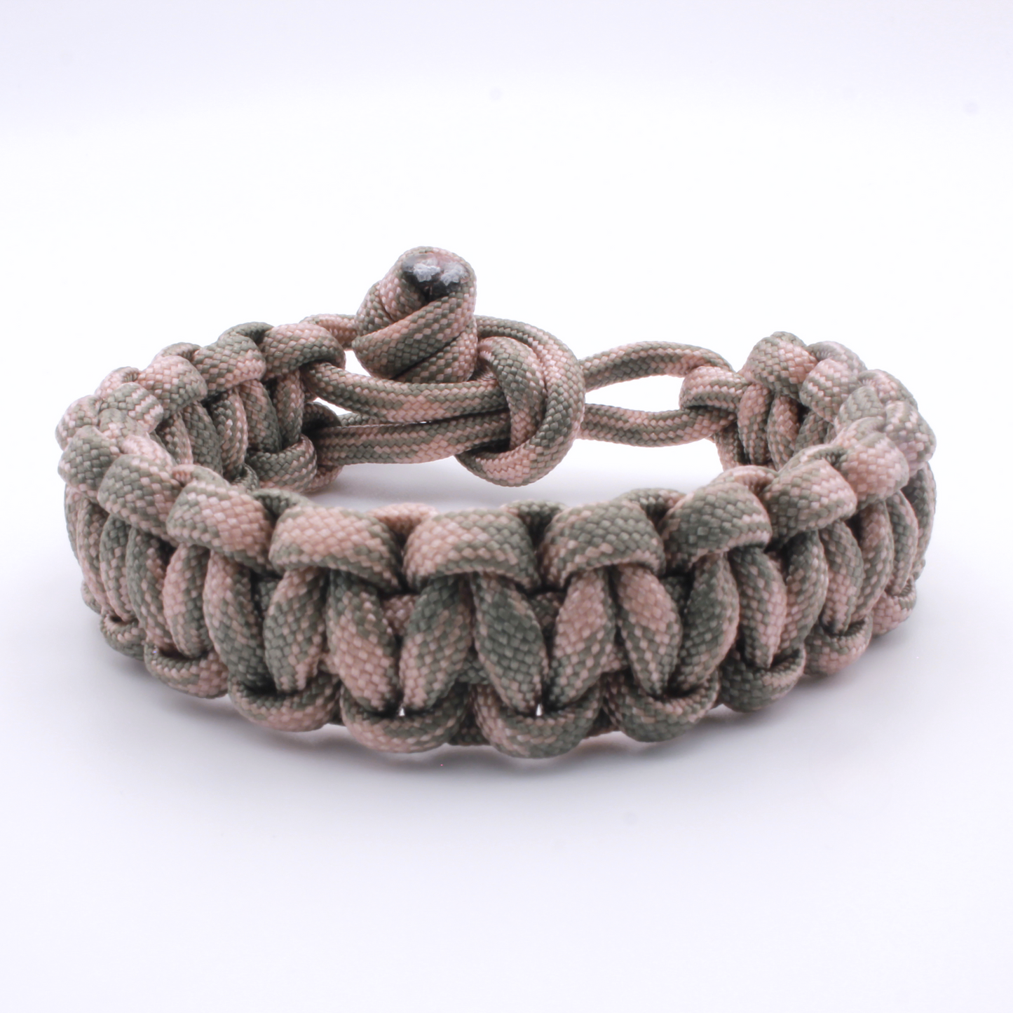 Woven Paracord Bracelet with Sliding Knot