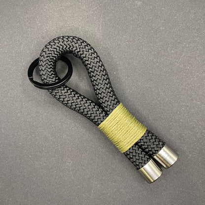 10mm Rope Keychain with Waxed Cotton Wrap