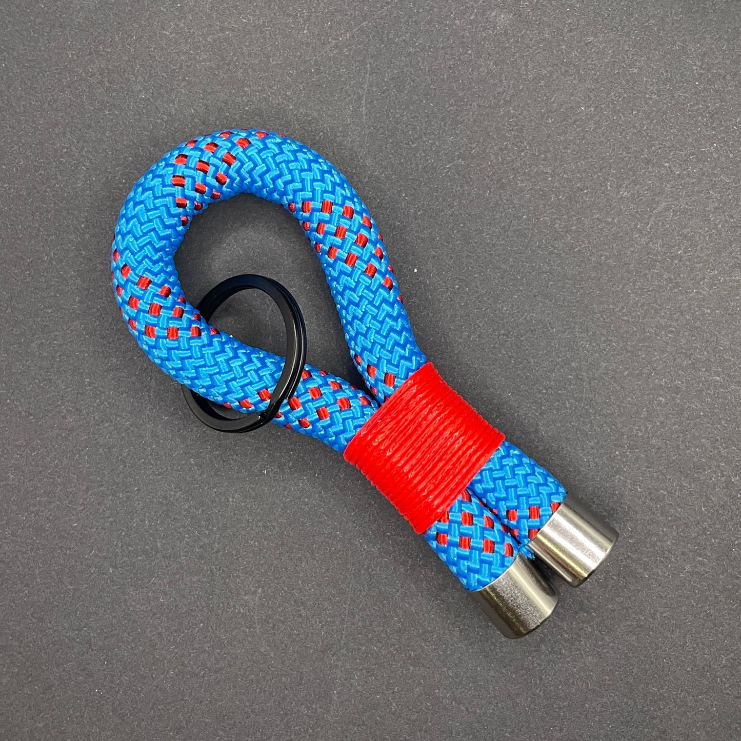 10mm Rope Keychain with Waxed Cotton Wrap