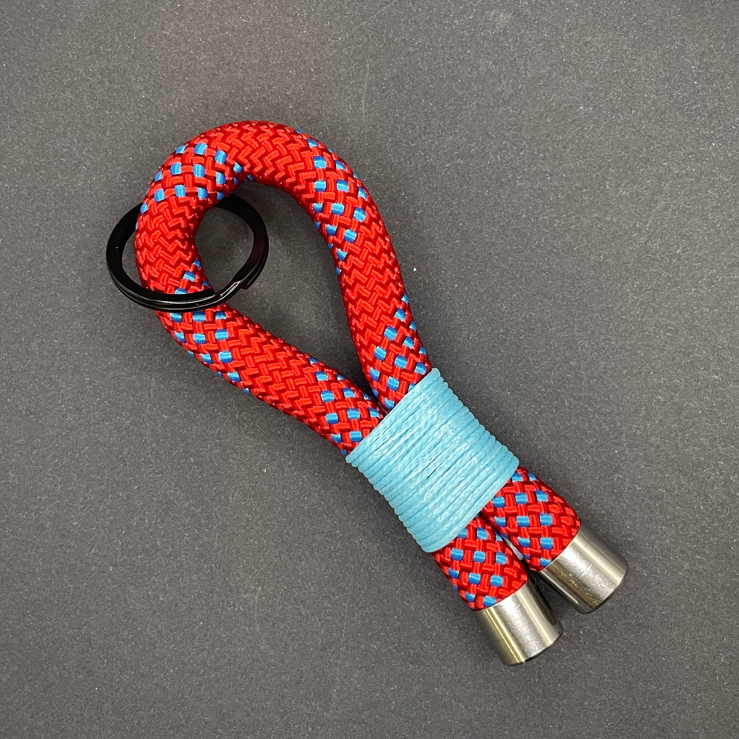 10mm Rope Keychain with Waxed Cotton Wrap