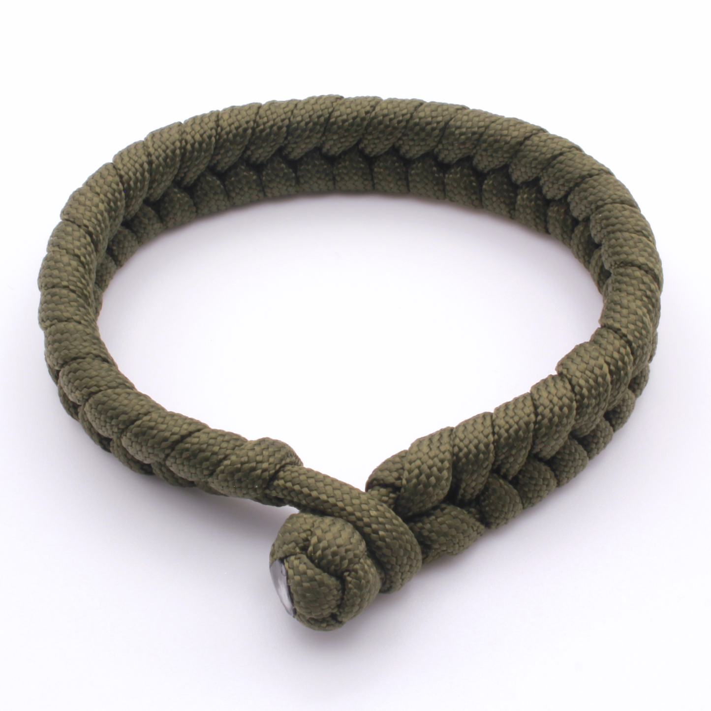 Woven Paracord Bracelet with Ball Knot