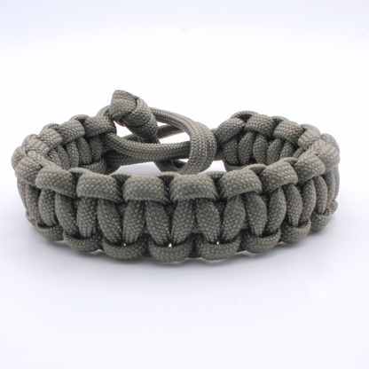 Woven Paracord Bracelet with Sliding Knot