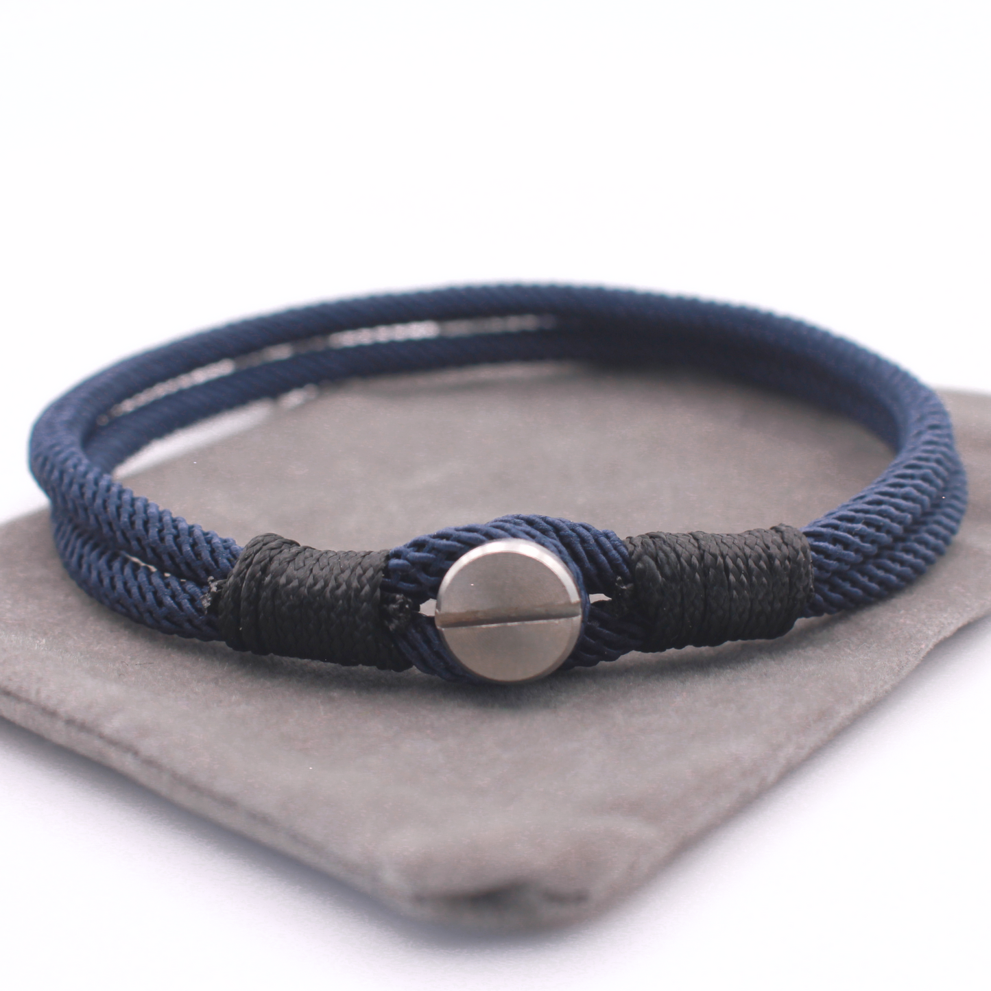 Minimalist Rope Bracelet with Screw Clasp