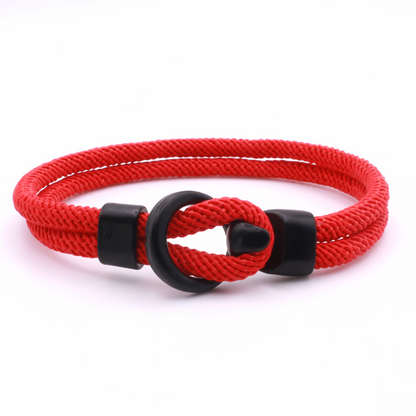 Minimalist Rope Bracelet with Round Clasp