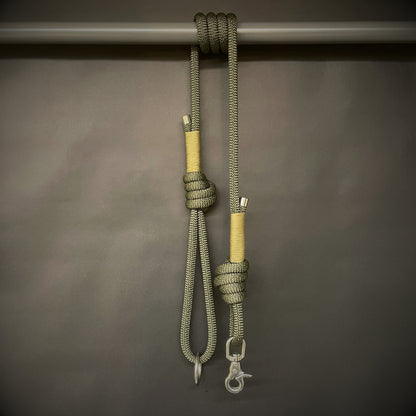 Knotted Dog Lead with Stainless Steel Lobster Clasp and 275 Wrap