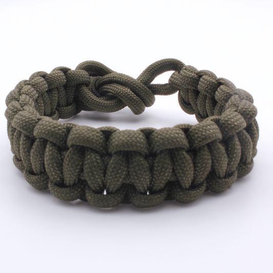 Woven Paracord Bracelet with Sliding Knot