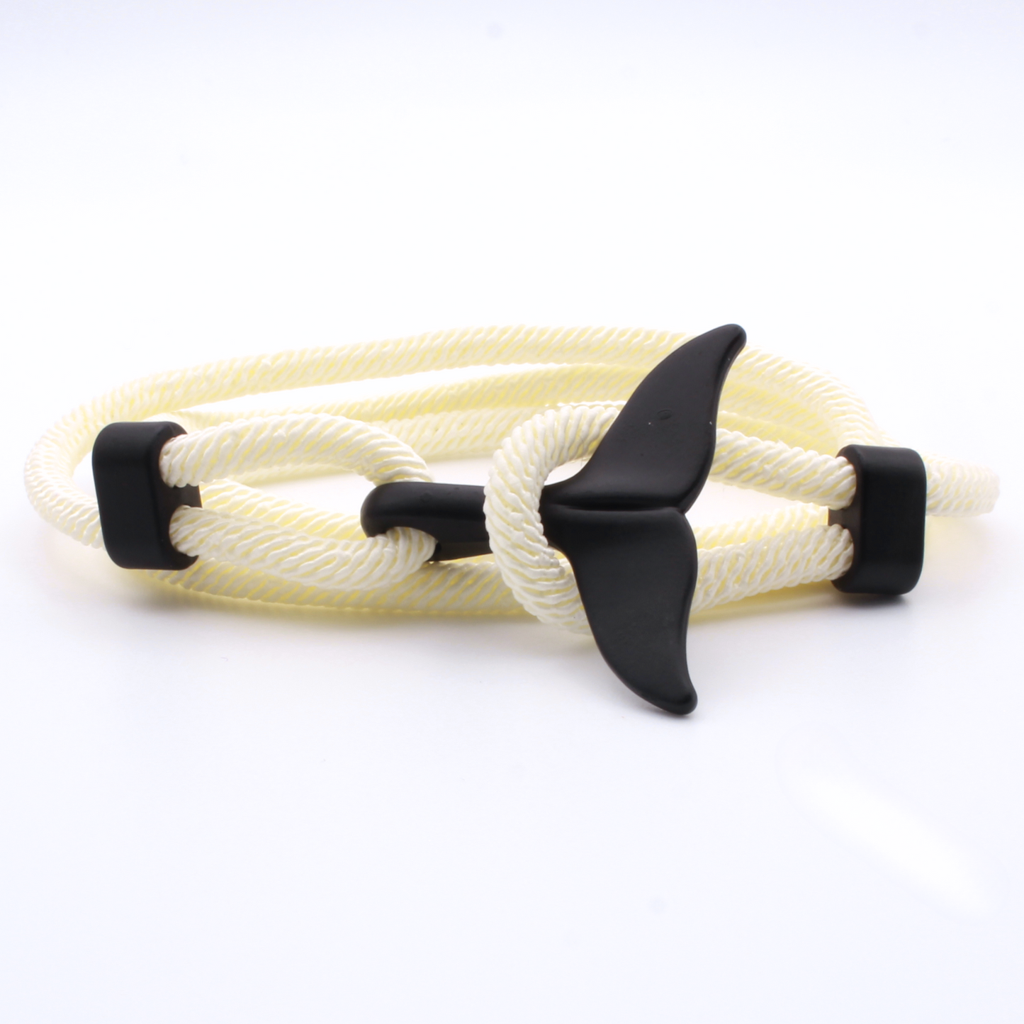 Adjustable Rope Bracelet with Whale Tail Clasp