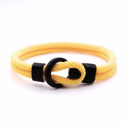 Minimalist Rope Bracelet with Round Clasp