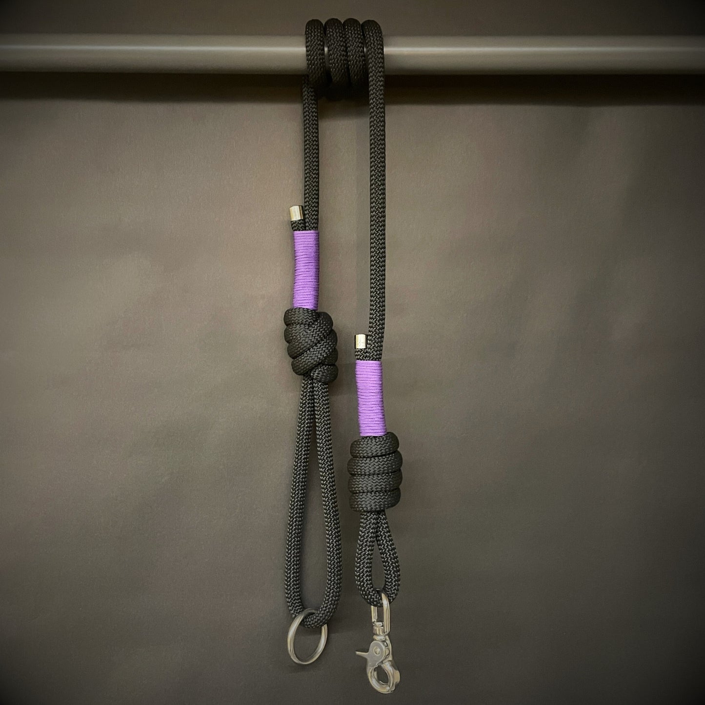 Knotted Dog Lead with Stainless Steel Lobster Clasp and 275 Wrap