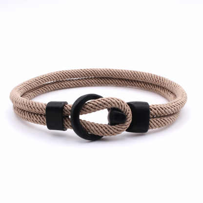 Minimalist Rope Bracelet with Round Clasp