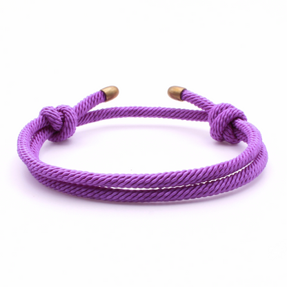 Adjustable Sliding Knot Rope Bracelet