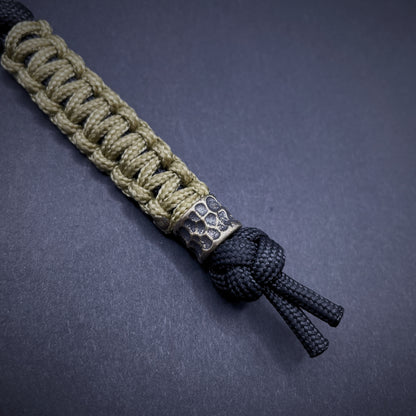 550 Paracord Knife Lanyard with EDC Beads | Style 7