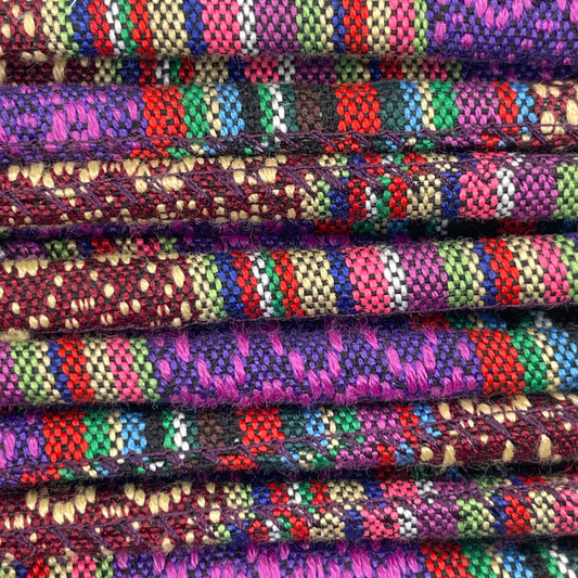 Close-up image of 6mm Boho Rope, showcasing the vibrant colour and texture of the material.