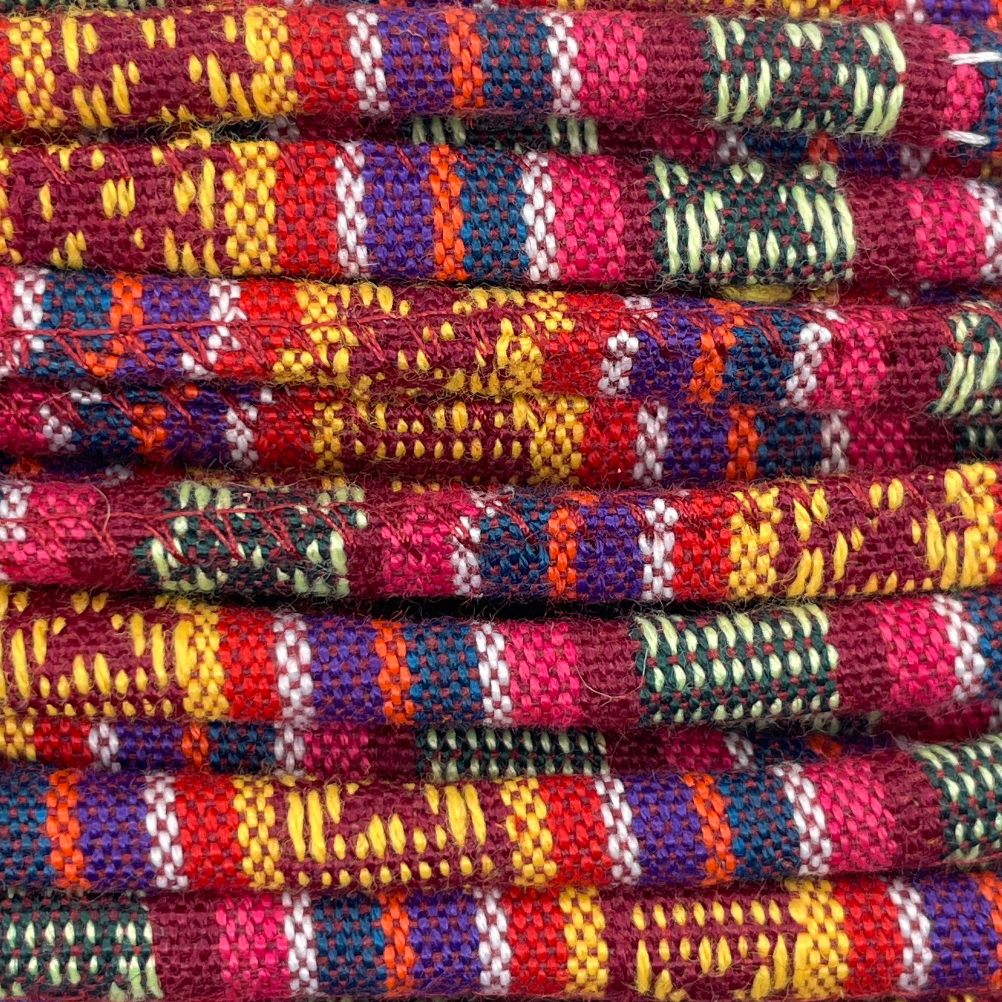 Close-up image of 6mm Boho Rope, showcasing the vibrant colour and texture of the material.