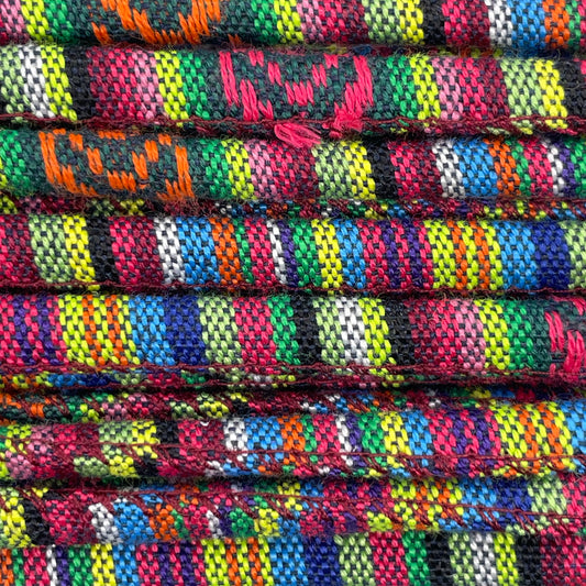Close-up image of 6mm Boho Rope, showcasing the vibrant colour and texture of the material.