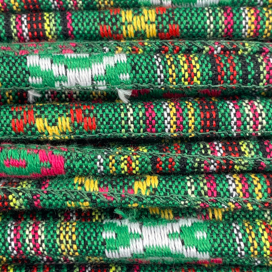 Close-up image of 6mm Boho Rope, showcasing the vibrant colour and texture of the material.