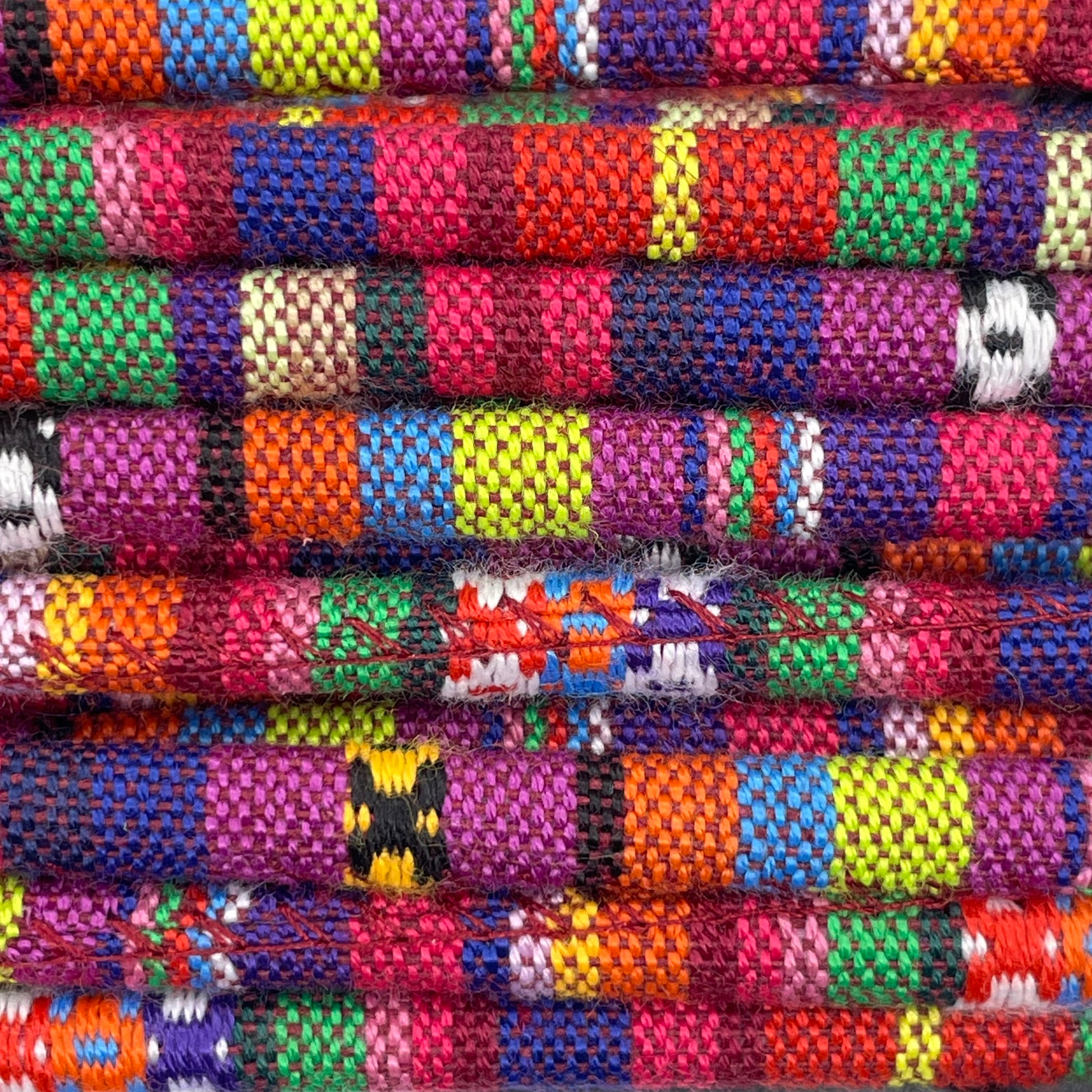 Close-up image of 6mm Boho Rope, showcasing the vibrant colour and texture of the material.