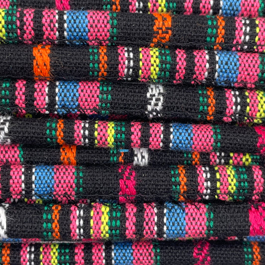 Close-up image of 6mm Boho Rope, showcasing the vibrant colour and texture of the material.