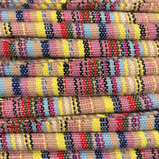 Close-up image of 6mm Boho Rope, showcasing the vibrant colour and texture of the material.