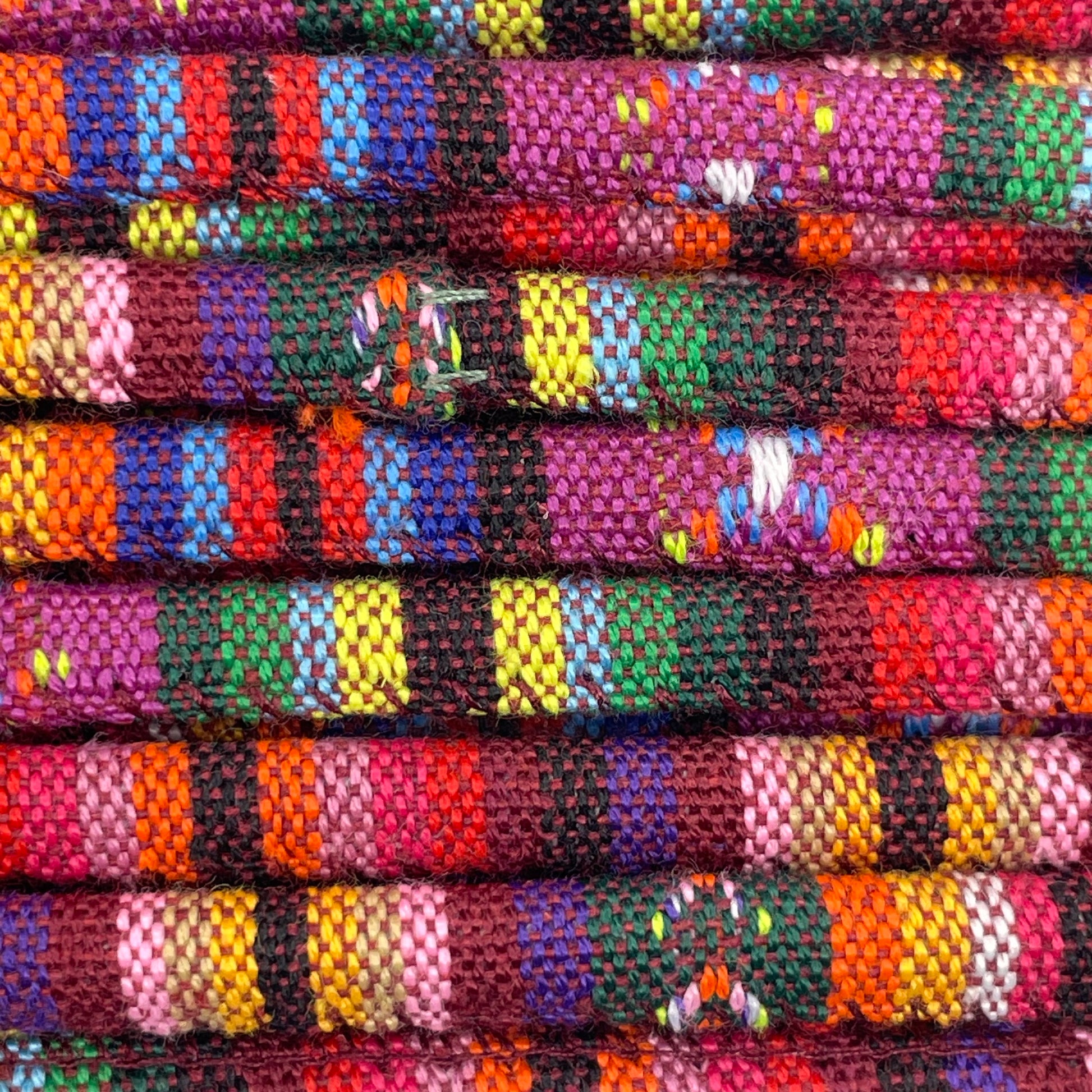 Close-up image of 6mm Boho Rope, showcasing the vibrant colour and texture of the material.
