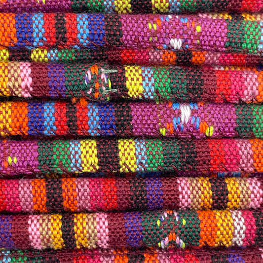 Close-up image of 6mm Boho Rope, showcasing the vibrant colour and texture of the material.