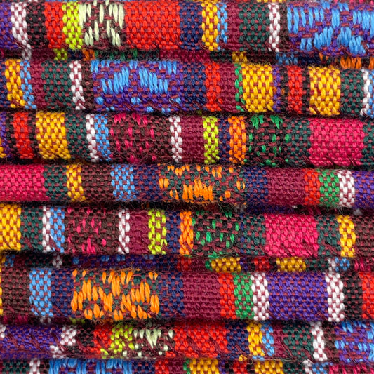 Close-up image of 6mm Boho Rope, showcasing the vibrant colour and texture of the material.