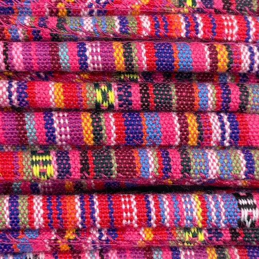 Close-up image of 6mm Boho Rope, showcasing the vibrant colour and texture of the material.