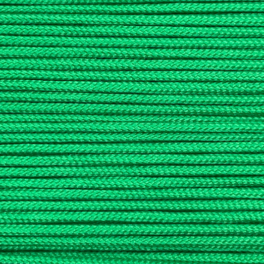 Close-up image of Green 275 Paracord, showcasing the vibrant colour and texture of the material.