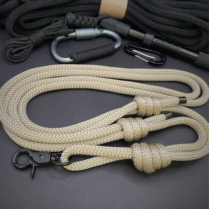 Knotted Adjustable Cross Body Sling with Black Fittings