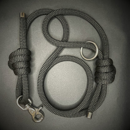 Knotted Dog Lead with Stainless Steel Lobster Clasp
