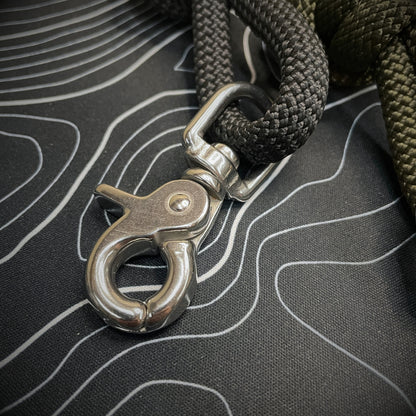 Knotted Dog Lead with Stainless Steel Lobster Clasp