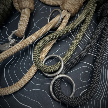 Knotted Dog Lead with Stainless Steel Lobster Clasp