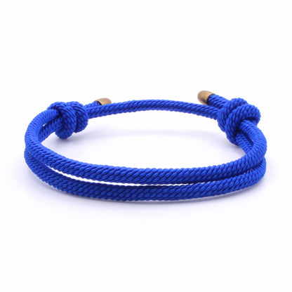 Adjustable Sliding Knot Rope Bracelet