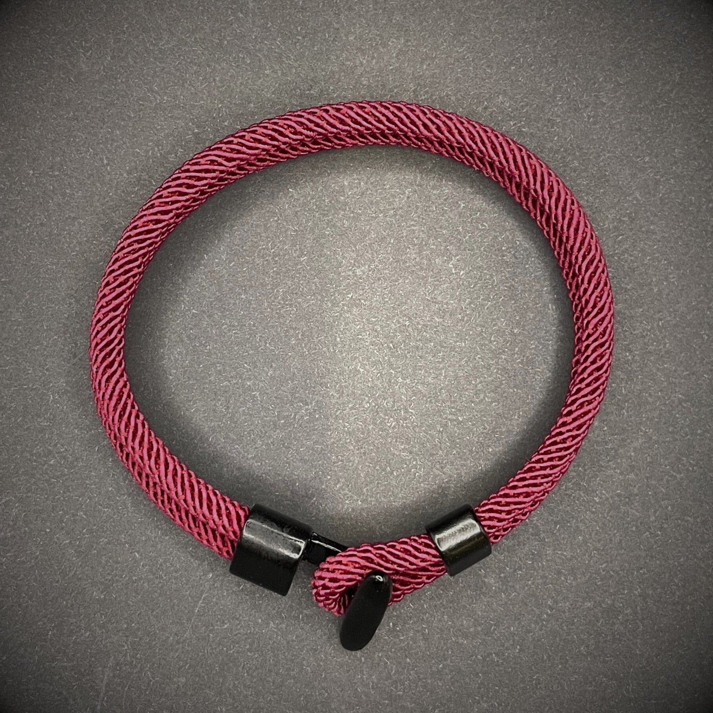 Minimalist Rope Bracelet with Bar Clasp