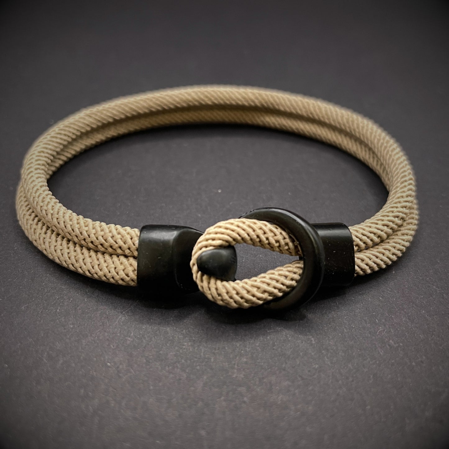 Minimalist Rope Bracelet with Hook and Loop Clasp