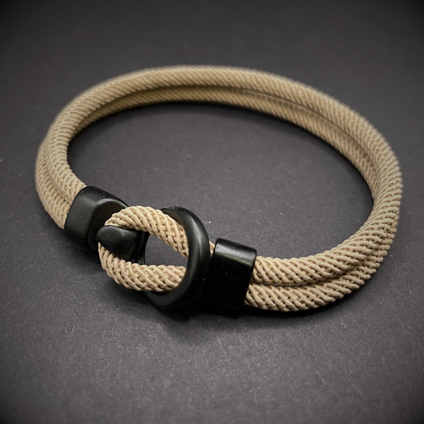 Minimalist Rope Bracelet with Hook and Loop Clasp