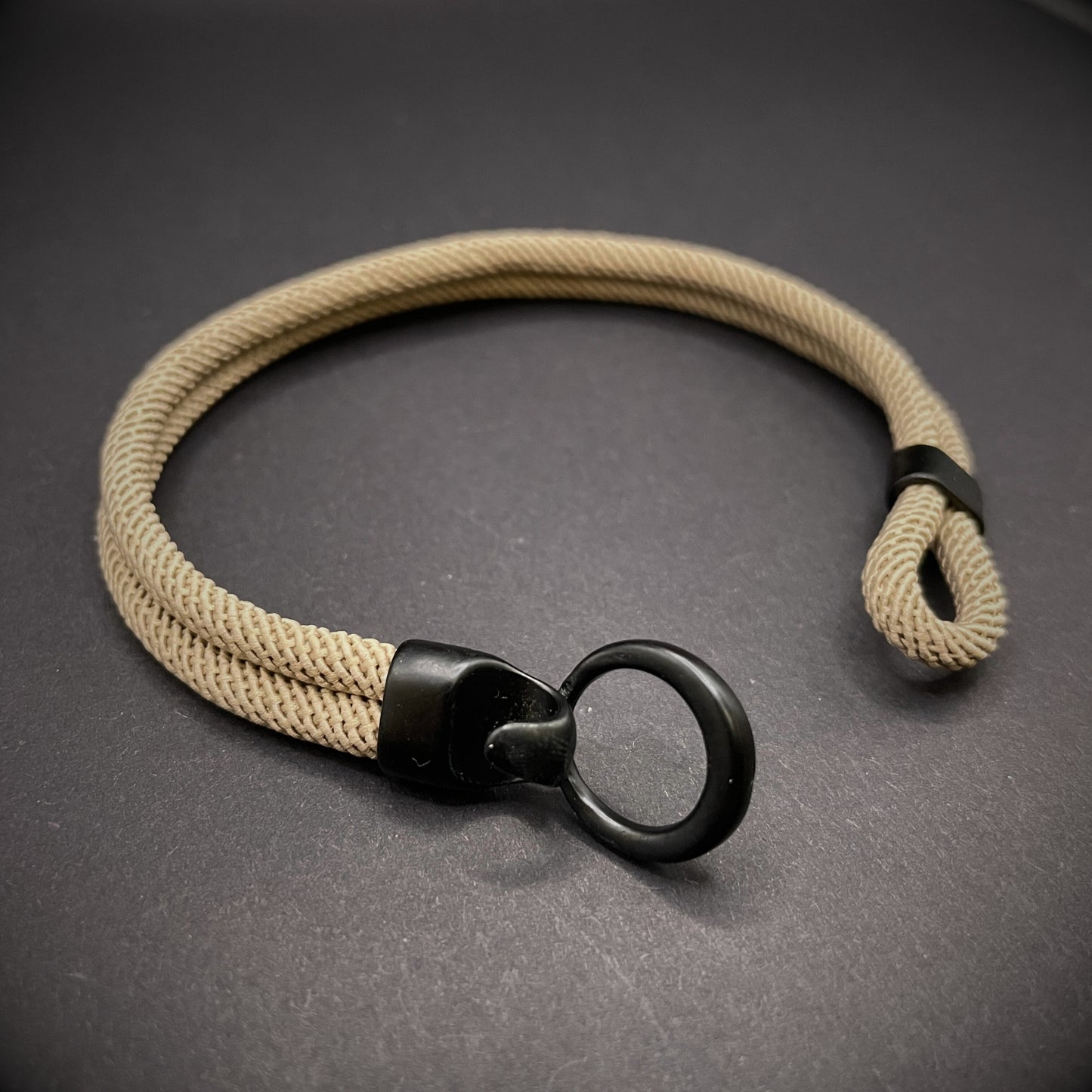 Minimalist Rope Bracelet with Hook and Loop Clasp