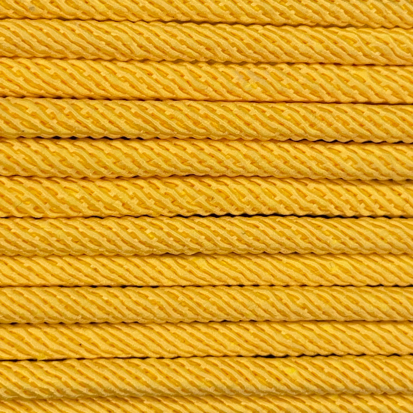 Close-up image of Yellow 5mm Milan Rope, showcasing the vibrant colour and texture of the material.